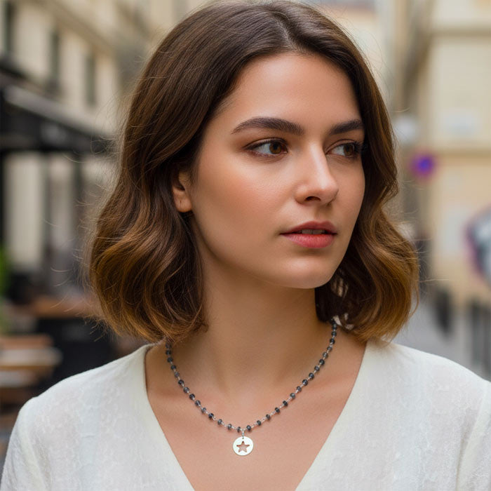 COLLAR  ESTRELLA CALADA IOLITA