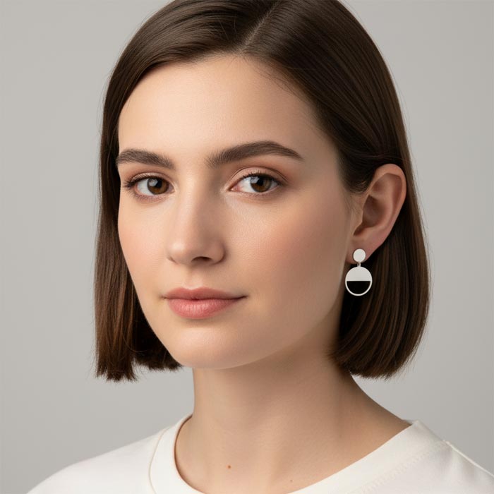 PENDIENTES MARINA PLATA